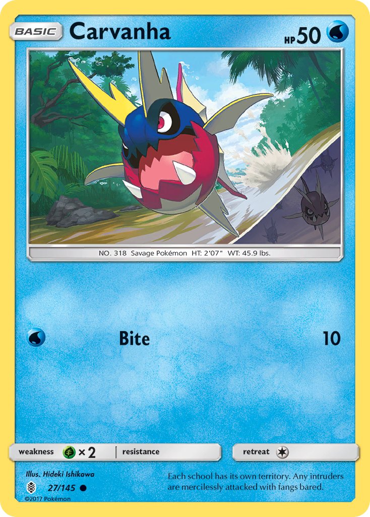 Carvanha [Reverse Holo]
